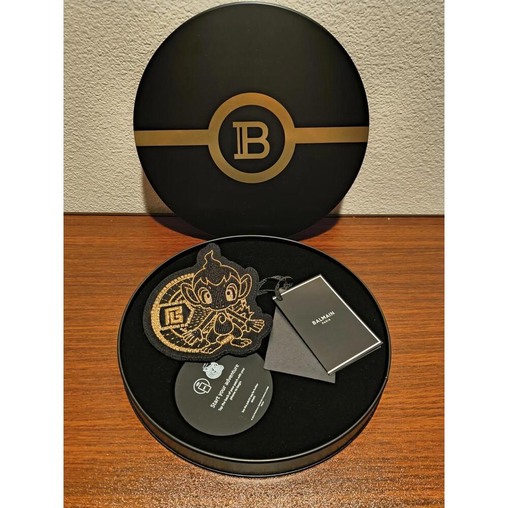 Balmain x Pokemon Chimchar Patch-Limited Edition-NFC Enabled New RARE - Picture 2 of 6